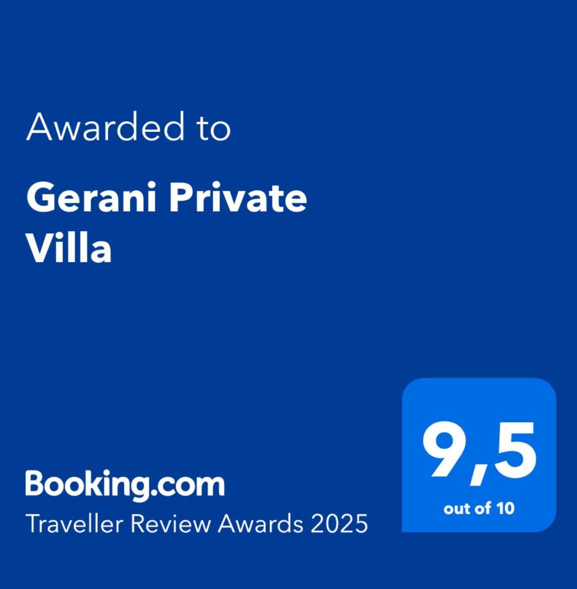 Gerani Private Villa Eksteriør bilde